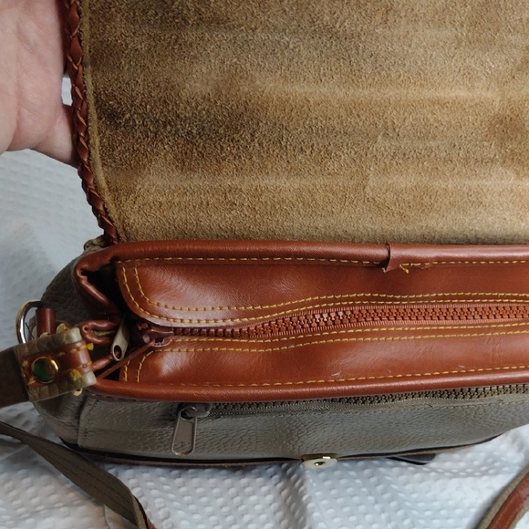 Dooney & Bourke Vintage All Weather Pebbled Leather Satchel W Strap - Picture 12 of 15